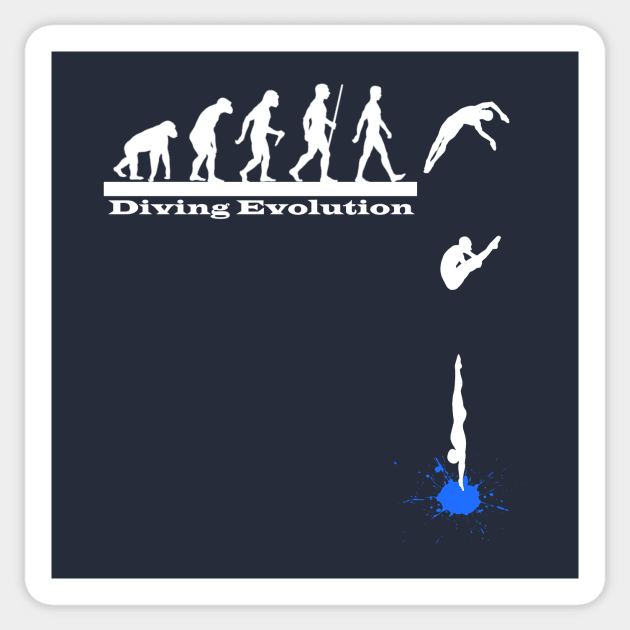 Springboard Diving Evolution Sport Diver Gift Sticker by Bezra